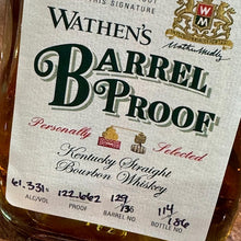 Load image into Gallery viewer, Wathen's Barrel Proof Single Barrel
