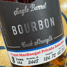 Load image into Gallery viewer, Nashville Barrel Company Single Barrel Bourbon
